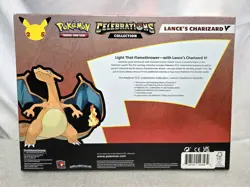 LANCE'S CHARIZARD V Box Promo Cards & Booster Packs Pokemon CELEBRATIONS 2021 - Image 2