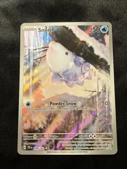 NM Snom 168/162 Illustration Rare - Temporal Forces - Pokemon Cards - Image 1