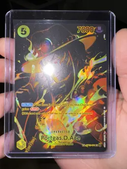 Portgas D. Ace Legacy of the Master One Piece Card SR/SP OP12 ST13-011 - Image 3