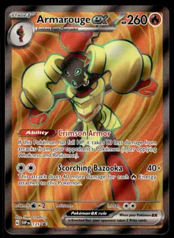 Pokemon TCG SV: Scarlet & Violet Promo Cards #125 Armarouge ex NM - Image 1