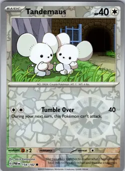 Pokemon Tandemaus S&V Paradox Rift 154/182 Reverse Holo Common Card NM - Image 1