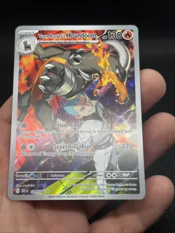 Pokemon TCG Dri Team Rockets Houndoom Illustration Rare Card 191/182 - Image 5