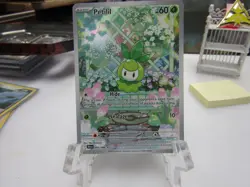Pokemon TCG Petilil S&V Black Bolt 091/086 Illustration Rare Card NM - Image 1