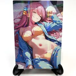 Bocchi the Rock! Hitori Gotoh Sexy Anime Waifu Girl Lewd Goddess Story Art Card - Image 2