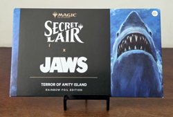 MTG Secret Lair X Jaws: Terror of Amity Island Foil Edition SEALED IN HAND - Image 1