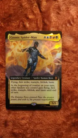 MTG Cosmic Spider-Man 0271 Foil (Extended Art) Marvel's Spider-Man NM/M SPM - Image 1