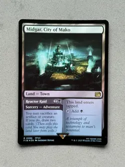 Midgar, City of Mako - FINAL FANTASY - Magic the Gathering - FIN 0286 - FOIL - Image 1