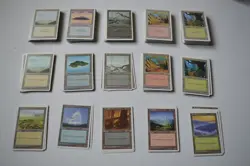 276 Vintage White Border Lands Lot MP-NM - Magic the Gathering MTG Revised, etc. - Image 1