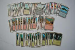 276 Vintage White Border Lands Lot MP-NM - Magic the Gathering MTG Revised, etc. - Image 3