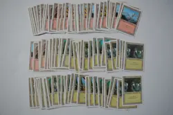 276 Vintage White Border Lands Lot MP-NM - Magic the Gathering MTG Revised, etc. - Image 5
