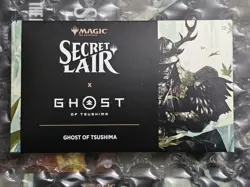 MTG Secret Lair: Playstation: Ghost Of Tsushima (Non-foil Edition) (Sealed) - Image 1