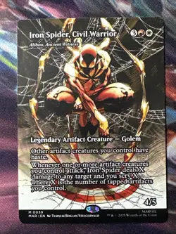 Iron Spider, Civil Warrior - Borderless - Spider-Man #39 Mythic, NM - Image 1