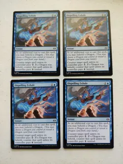 Dispelling Exhale x 4 Tarkir: Dragonstorm Regular MTG Playset - Image 1