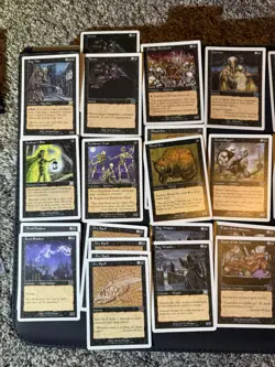 MTG Set VI Black/White Lot Of 28 Clean 1999 - Image 3