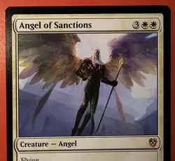 MTG, AETHERDRIFT: ANGEL OF SANCTIONS - MYTHIC #0062 DRC, REGULAR FINISH, NM - Image 2