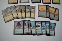 110 Vintage Black Border Lands Lot MP-NM - Magic the Gathering MTG - Image 2
