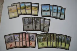 110 Vintage Black Border Lands Lot MP-NM - Magic the Gathering MTG - Image 5