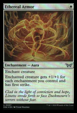 Ethereal Armor (foil) Duskmourn Mythic Relics - Image 1