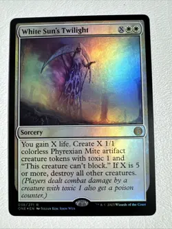 White Sun's Twilight - (Foil) Rare #38 NM/MINT Phyrexia All Will Be One MTG - Image 1