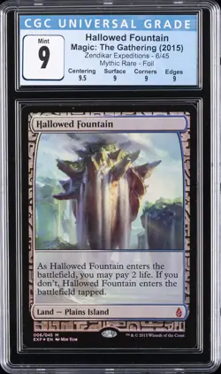 2015 MAGIC: THE GATHERING #6/45 HALLOWED FOUNTAIN CGC 9 - Image 2