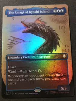 The Unagi Of Kyoshi Island - Foil - Borderless - TLA - MTG - EN - NM - 0319 - Image 1