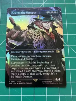 Ardyn the Usurper (Borderless) Foil Magic: Universes Beyond: Final Fantasy FIN - Image 1