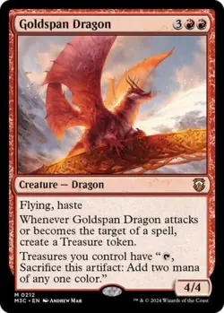 Goldspan Dragon - Near Mint MTG Commander: Modern Horizons 3 - Image 1