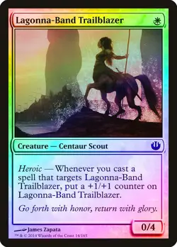 Lagonna-Band Trailblazer FOIL Journey into Nyx PLD White Common CARD ABUGames - Image 1