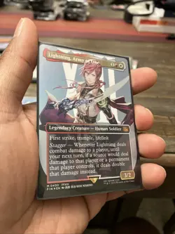 Lightning, Army of One (0400) (Borderless) Final Fantasy Foil - Image 2