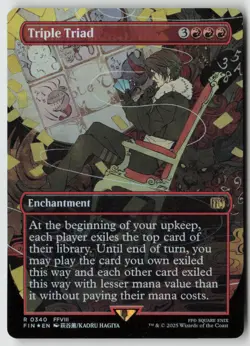Triple Triad (Borderless) FINAL FANTASY (340) Foil - MTG - Image 1