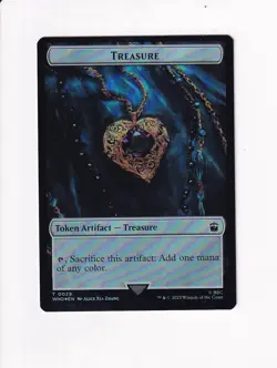 MAGIC THE GATHERING MTG DR. WHO FOIL TOKEN FISH / TREASURE 29 - Image 2