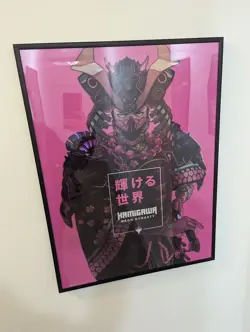 Magic the Gathering Kamigawa Neon Dynasty Foil Promotional Poster - Image 1