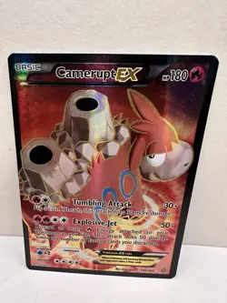 CAMERUPT EX #146/160 PRIMAL CLASH FULL ART ULTRA RARE POKEMON TCG 2015 - Image 1