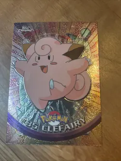 Clefairy 2000 Topps Chrome Pokemon #35 Mint- Combine Shipping On All Pokemon! - Image 1