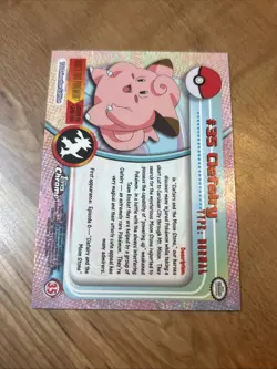 Clefairy 2000 Topps Chrome Pokemon #35 Mint- Combine Shipping On All Pokemon! - Image 2