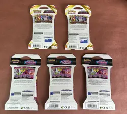 Pokemon TCG (3) Fusion Strike Sleeved Boosters & (2) Astral Radiance Sleeved NEW - Image 2