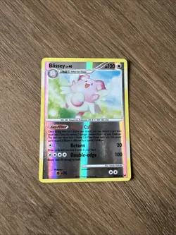 Pokemon TCG Blissey 22/127 Platinum Base Reverse Holo Rare LP - Image 1