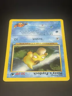Misty's Psyduck 054/132 Gym Heroes Regular WOTC Vintage 2000 Pokemon TCG - Image 2