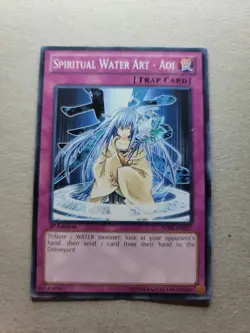 Spiritual Water Art - Aoi - SDRE-EN037 - 1st Edition - YuGiOh-LP - Image 1