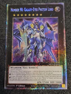 Number 90: Galaxy-Eyes Photon Lord Starlight Rare MP25-EN033 Yugioh - Image 1