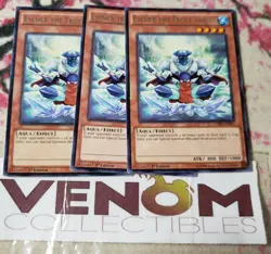 3x (M/NM) - Escher of the Frost Vassal - CORE-EN091 - Rare - 1st Edition YuGiOh - Image 1