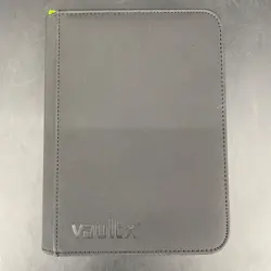 Vault X Exo Tec ZIp 4 Pocket Binder 160 Cards Premium Signature Black Album - Image 1