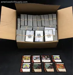 19.2 Lbs. Lot Of X-Men Starter TCG & More Cards. Medium Box, Unsorted - Image 1
