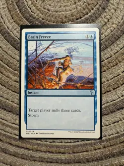 BRAIN FREEZE WHITE BORDER - Uncommon - MB2 Mystery Booster 2 MTG #0024 - Image 1