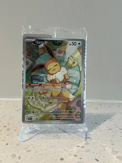 SEALED Eevee 173 Prismatic Evolutions SVP Black Star Promo Pokemon Card - Image 1