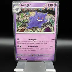 Pokemon | Gengar | MEW 094/165 Promo Cosmos Holo TCG Card - Image 1