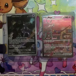 Mew EX 053 / Mewtwo 052 Holo Promo Cards Scarlet & Violet - Image 1