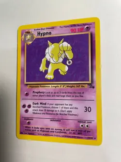 Pokemon Card Fossil Bundle- Haunter, Gengar, Hypno - WoTC Lot MP-NM - Image 2