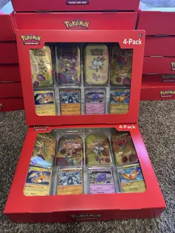 Pokemon 151 (4 Mini Tins + 4 Promo Card) Pokemon Sam’s Club (Styles may Vary) - Image 5