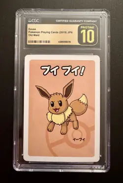 CGC 10 PRISTINE 2019 POKEMON PLAYING CARDS OLD MAID JAPANESE PSA🔥 - Image 1